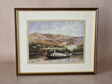 Load image into Gallery viewer, Vintage Print Picture In Wooden Frame: The Gondola Coniston By Cameo Sutton Coldfield Dennis Harper

