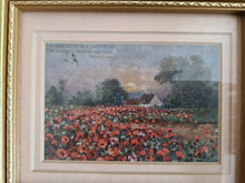 Load image into Gallery viewer, Original George V Postcard In Frame Dated 1913 with 1/2 Penny Stamp Poppy Flower
