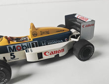 Load image into Gallery viewer, Scalextric Williams Honda FW11 F1 Slot Car Canon Mobil 1 Vintage Spares Repair
