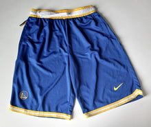 Load image into Gallery viewer, Nike Golden State Warriors NBA Basketball Shorts Blue Yellow Size XL 18-20
