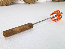 Load image into Gallery viewer, Vintage Kitchen Utensil, Red Handle Potato Masher Retro Kitchenalia
