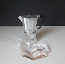 Load image into Gallery viewer, Vintage Italexpress 9 Cup Stovetop Espresso Maker Moka Pot Coffee Maker 23cm
