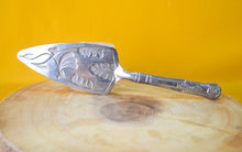 Load image into Gallery viewer, Viners Silver Plate Cake Slice Pastry Server Ornate Pattern Engraved VGC
