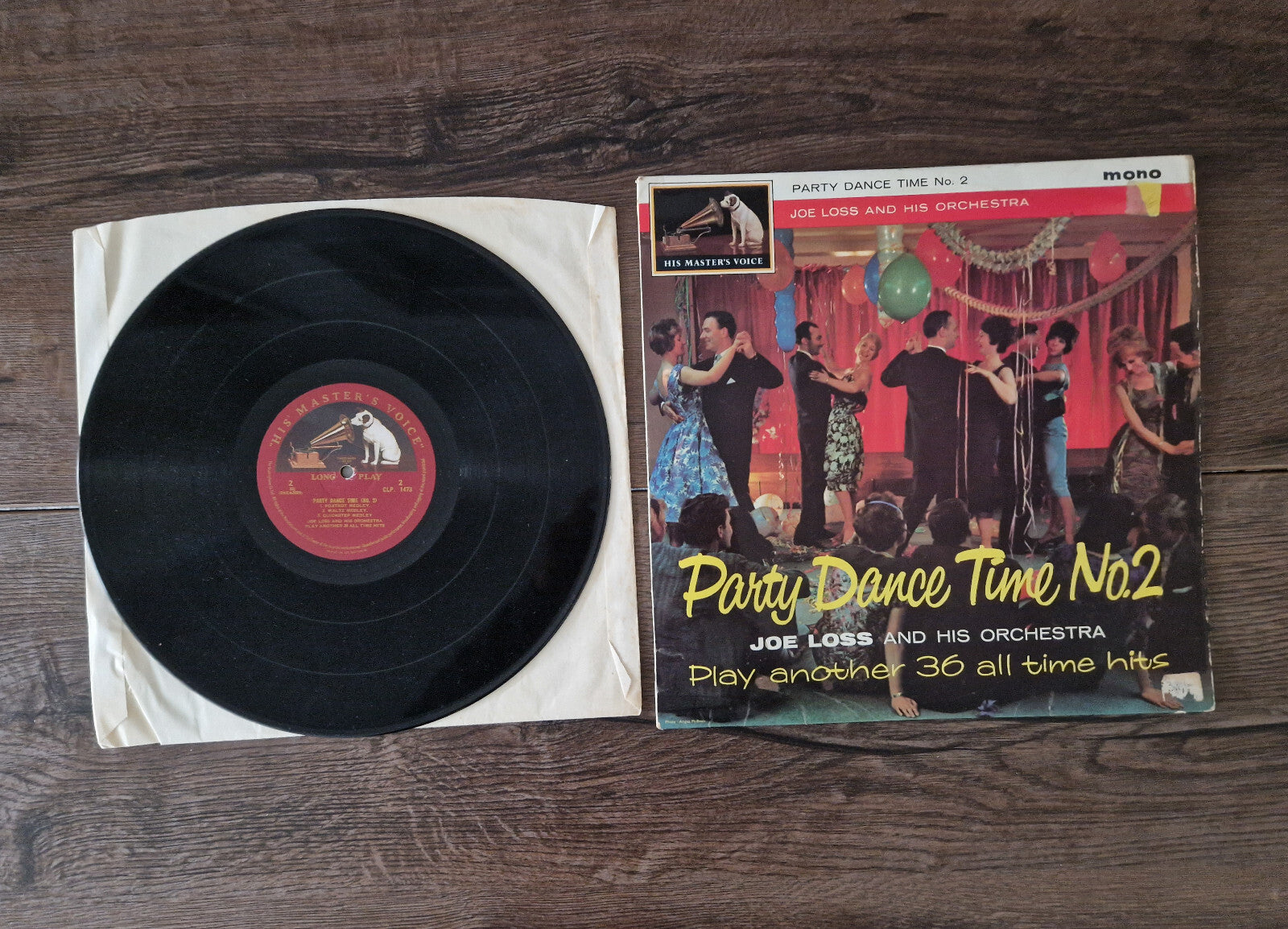 Joe Loss & His Orchestra ‎– Party Dance Time No. 2 ‎– 1961 Vinyl LP - CLP 1473