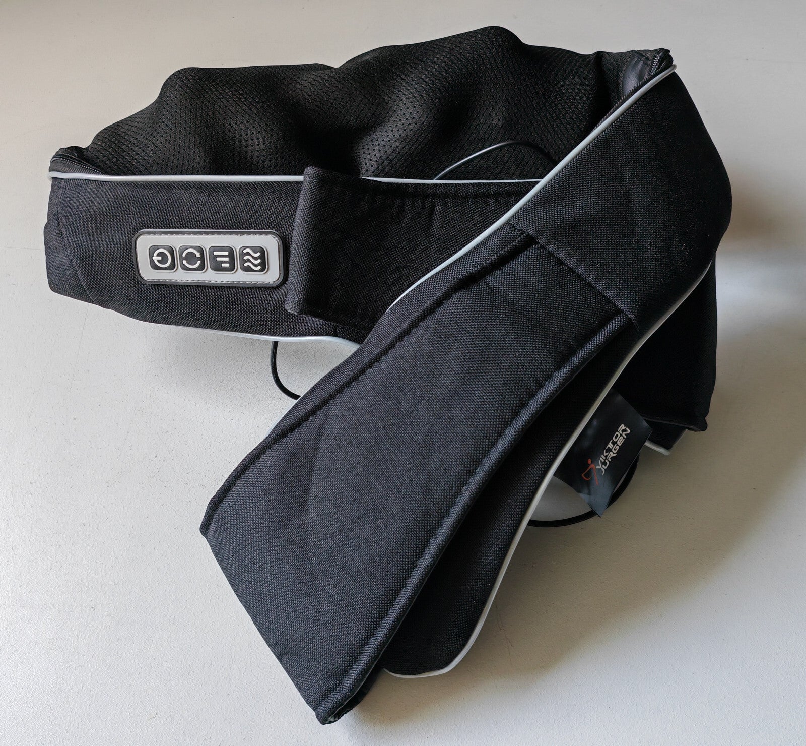 VIKTOR JURGEN Neck Massager with Heat, Shiatsu Neck and Back Massager, Kneading