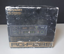 Load image into Gallery viewer, Sharp RG-F288E(BK) Vintage Stereo Car Cassette Player Radio Original Box Ford
