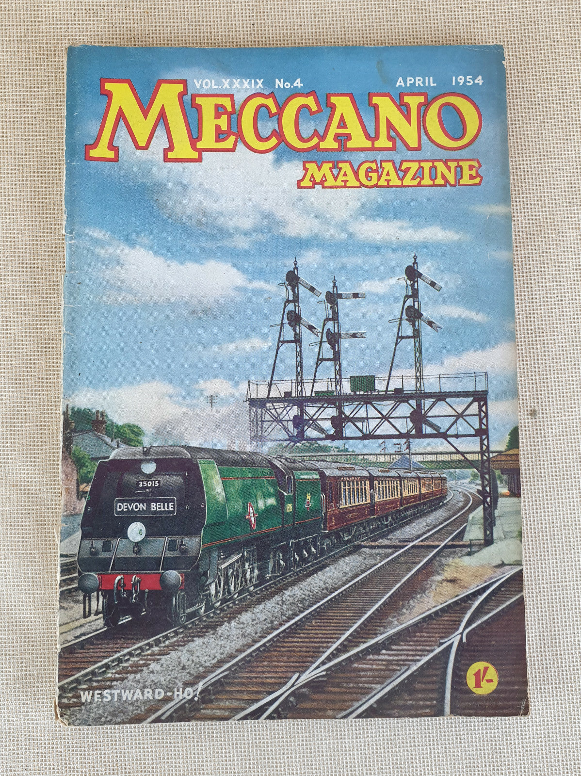 Vintage Meccano Magazine March 1954 Vol XXX1X No.4