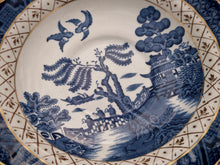 Load image into Gallery viewer, Booths Real Old Willow Saucer – Blue &amp; White Transferware Made in England – 16cm
