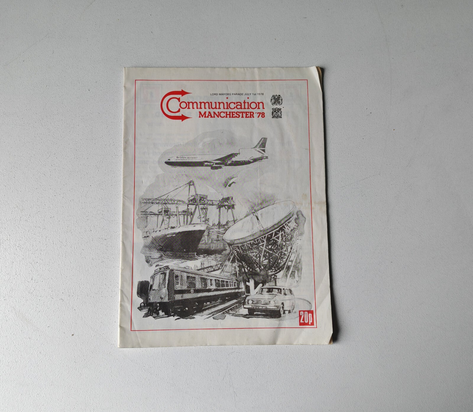 Manchester Lord Mayor’s Parade 1978 Programme Communication Manchester 78