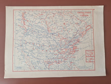 Load image into Gallery viewer, 4 x Vintage Printed Maps Of India and Ceylon , South Africa, Asia, United States and Canada, Old Boo
