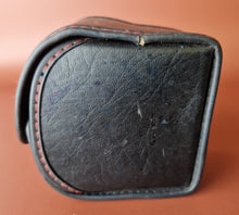 Load image into Gallery viewer, Vintage Empty Lens Case For Small Lens , Black Colour, Red Interior
