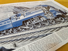 Load image into Gallery viewer, The Coronation Scot Train Illustration Book Plate,Train Of The London Midland and Scotish Railway, I
