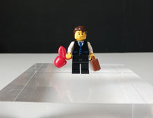 Load image into Gallery viewer, LEGO City Hotel Receptionist Minifigure Briefcase Heart Accessory Figure
