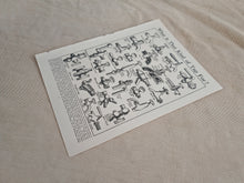 Load image into Gallery viewer, Antique Engineering Bookplate Print , Tap Illustrations, Original Page
