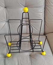 Load image into Gallery viewer, Fablulous and Funky Vintage 1950&#39;s 1960&#39;s? &#39;Sputnik&#39; &#39;Atomic&#39; Black Coated W
