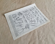 Load image into Gallery viewer, Knots Strops and Slings Instruments  Image Illustrations Vintage Drawing Image Book Plate, Hitch &amp; H
