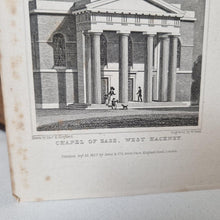 Load image into Gallery viewer, Vintage Book Plate Print Engraving 19th century engraving titled Chapel of ease West Hackney Drawn B
