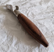 Load image into Gallery viewer, Vintage Wooden Handle Can and Bottle Opener Multi tool
