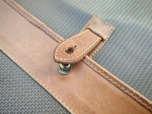 Load image into Gallery viewer, Vintage Charles Jourdan Actif Paris Leather &amp; Canvas Briefcase Document Bag
