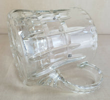 Load image into Gallery viewer, Lovely Vintage Cut Glass Crystal Water Lemonade Table Jug Pitcher, Heavy Glass
