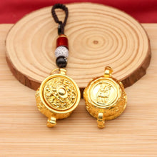 Load image into Gallery viewer, Chinese Style Zodiac Cornucopia Keychain Rotatable Special Pattern Chinese Style Lucky Pendant Crafts Exquisite

