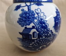 Load image into Gallery viewer, Vintage ginger jar Royal Cauldon Bristol Ironstone Willow Chinese style painted
