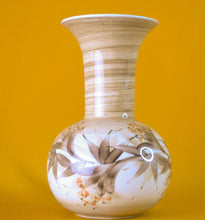 Load image into Gallery viewer, Vintage Jersey Pottery Vase , Floral Flower Pattern, Hand Painted Studio Channel

