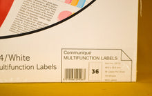 Load image into Gallery viewer, Antalis Communique Multifunction Labels A4 White - 48.9mm x 29.6mm - 3600 Labels
