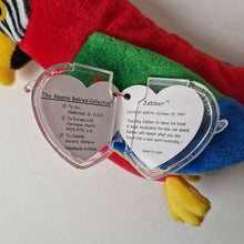 Load image into Gallery viewer, Jabber TY Beanie Baby with Tag! - 1997 Parrot Bean Bag Babies Soft Toy Plush

