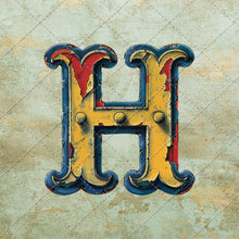 Load image into Gallery viewer, Bright Bold Colourful Vintage Typography Carnival Alphabets Circus Letter Arts Png Graphics Instant Download
