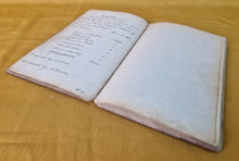Load image into Gallery viewer, Vintage Old Church Notebook, Paper Ephemera, nice handwritten , Church clearance find, 1923-1936
