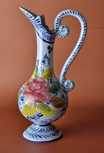 Load image into Gallery viewer, Vestal Alcoboco Portugal Water Pitcher/Jug/Vase Vintage Hand Painted Floral Pattern , Blue Pink Yell
