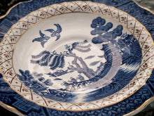Load image into Gallery viewer, Booths Real Old Willow Saucer – Blue &amp; White Transferware Made in England – 16cm
