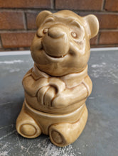 Load image into Gallery viewer, Walt Disney Co Winnie The Pooh Ceramic Honey Pot 1987 Vintage Small Cookie Jar

