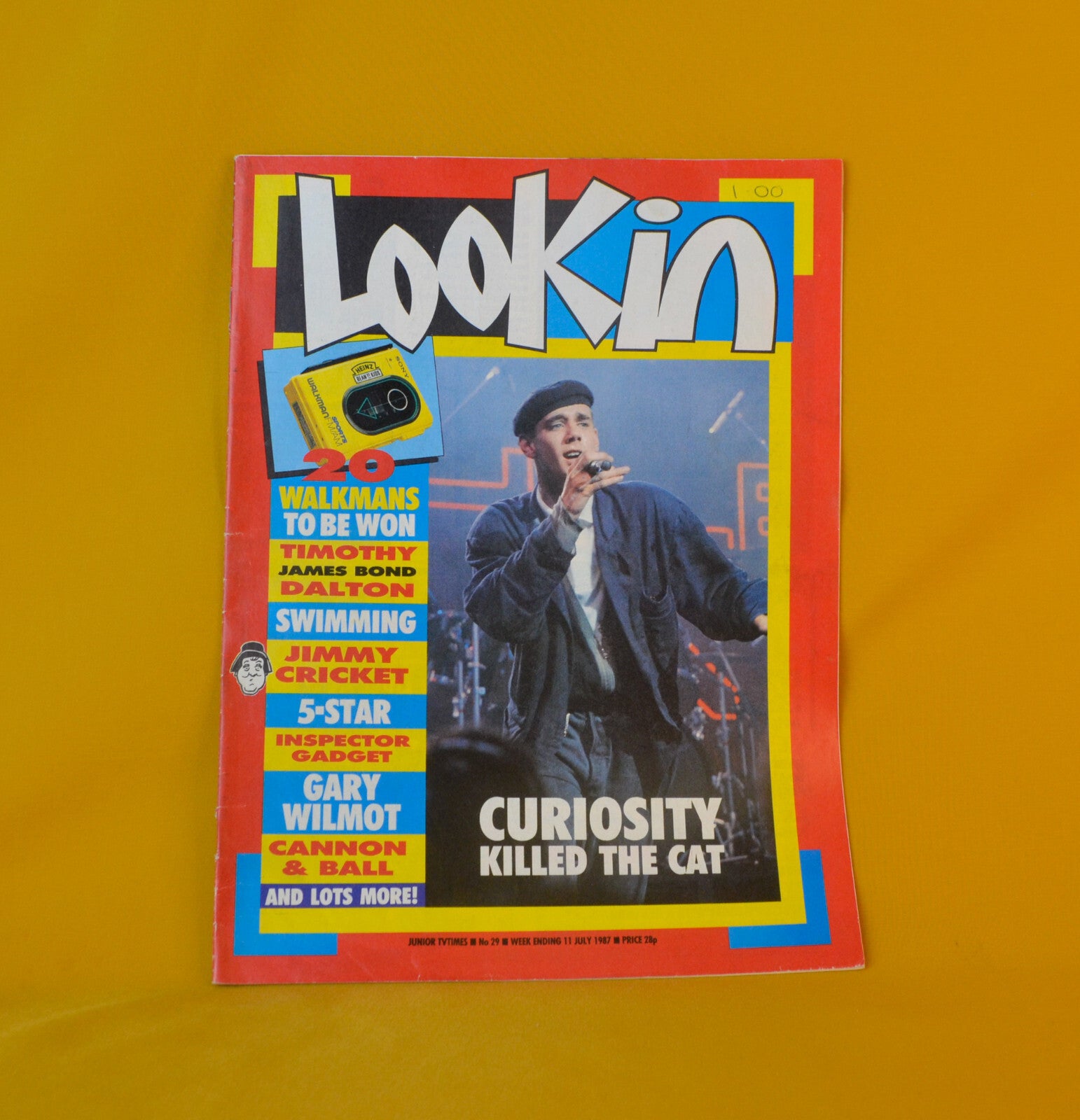 LOOKIN VINTAGE MAGAZINE / COMIC , Issue No #29, Week Ending 11th July 1987