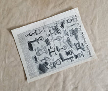 Load image into Gallery viewer, Weighing Machine Image Illustrations Vintage Drawing Image Book Plate, What is That Weighing Machine
