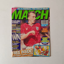 Load image into Gallery viewer, Vintage MATCH Football Magazine June 6, 1992  No Poster | England &amp; Euro
