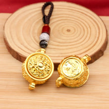 Load image into Gallery viewer, Chinese Style Zodiac Cornucopia Keychain Rotatable Special Pattern Chinese Style Lucky Pendant Crafts Exquisite
