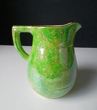 Load image into Gallery viewer, Govancroft Glasgow Green Spongeware Pottery Jug Pitcher Vintage Scottish
