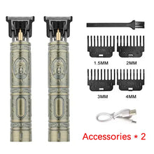 Load image into Gallery viewer, T9 Hair Clipper Repair Beard Shaving Body Hair Trimmer Clippers Electric Machine Men Haircut Machine 0mm Barber Shaver
