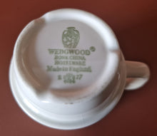 Load image into Gallery viewer, Vintage Wedgwood Hotelware Small Size Coffee Cup , Blue Pattern on white
