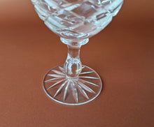 Load image into Gallery viewer, A set of 2 heavy crystal glasses. Wine glasses / champagne glasses
