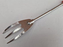 Load image into Gallery viewer, 50s 60s Vintage Retro Skyline Red Plastic Handle Kitchen Utensil Meat Fork
