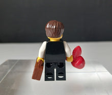 Load image into Gallery viewer, LEGO City Hotel Receptionist Minifigure Briefcase Heart Accessory Figure

