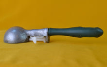 Load image into Gallery viewer, Vintage green plastic handle ice cream scoop , kitchen utensil, Made In England, 23cm Long
