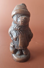 Load image into Gallery viewer, Collectable Priory Castings Football Paddington Bear / Mole Resin Ornament , Richmond Crafts, Made I

