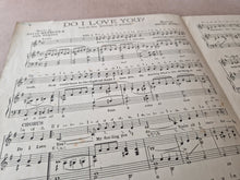 Load image into Gallery viewer, Do I Love You from Maytime in Mayfair vintage sheet music
