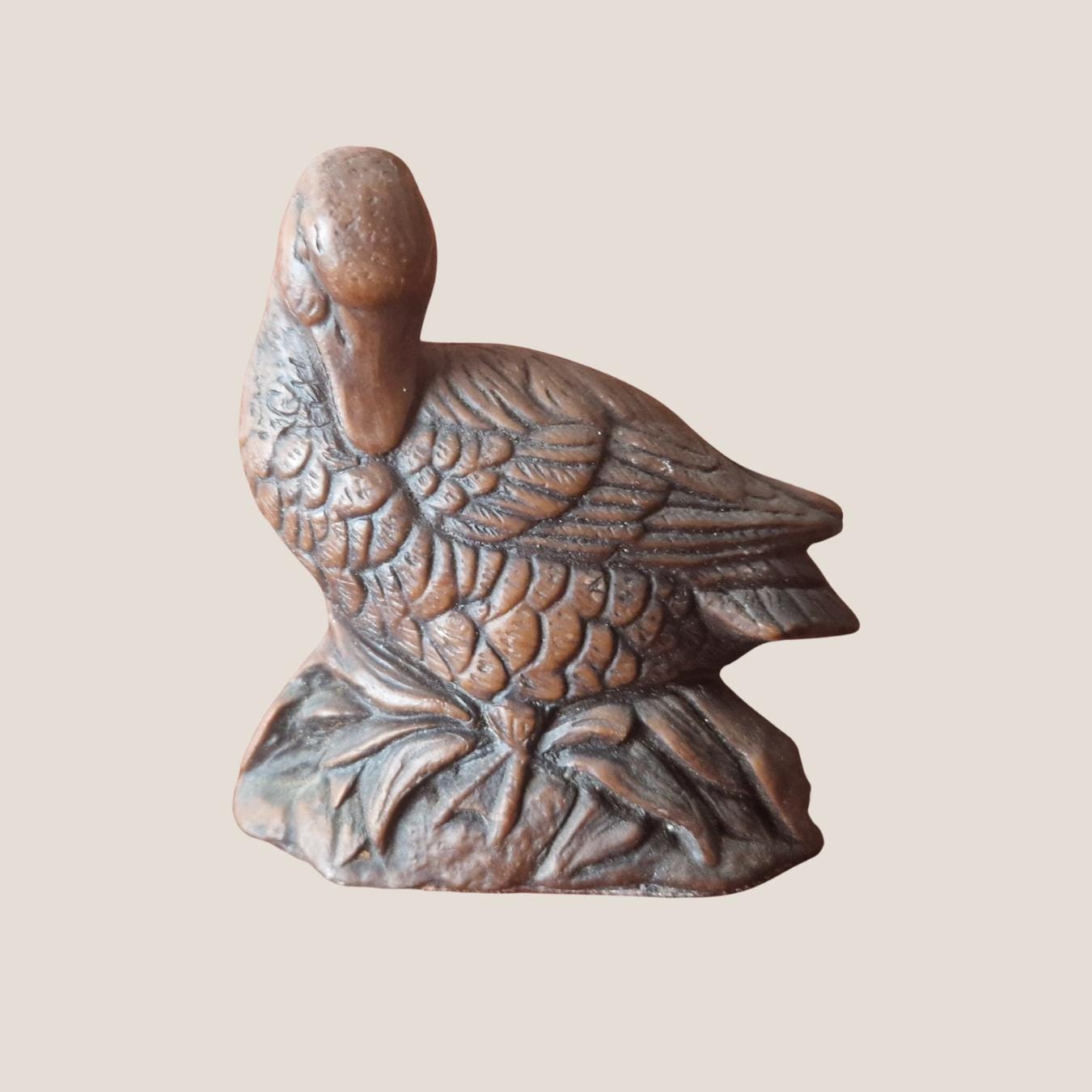 Vintage Duck / Goose Figurine Priory Castings England Statue Sculpture Ornament , Richmond Crafts, M
