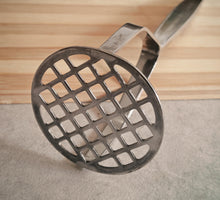 Load image into Gallery viewer, Vintage Viners Stainless Steel Potato Masher 25cm Long Retro Kitchenalia
