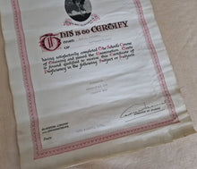 Load image into Gallery viewer, Vintage 1950&#39;s Diploma Certificate Ephemera  The School Of Accountancy
